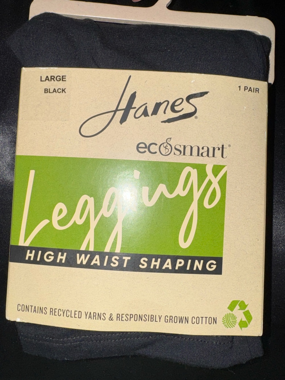 Hanes EcoSmart High Waist Shaping Leggings - Black